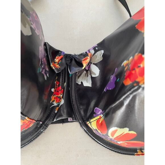 Savage X Fenty Lingerie Night Blooms Tropical Floral Demi Bra - Picture 4 of 10